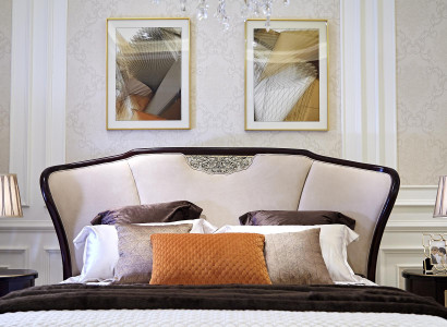 Bed 2x Bedside table 3 pcs. Bedroom Set Modern Design Luxury Bedroom new